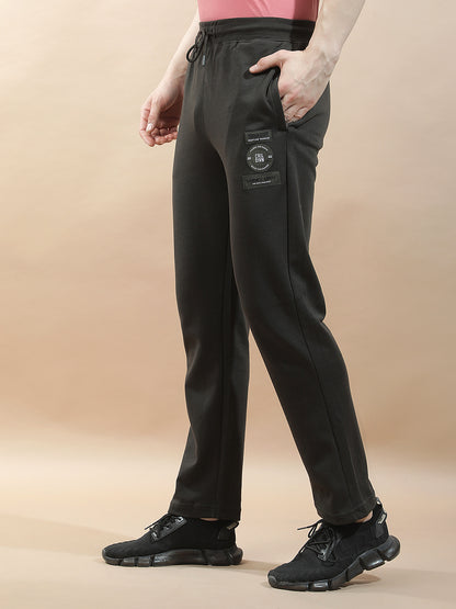 Track Pants for Men l Breathable & Soft with Color Fastness Regular Fit Polycotton Solid Pattern Drawstring Closure