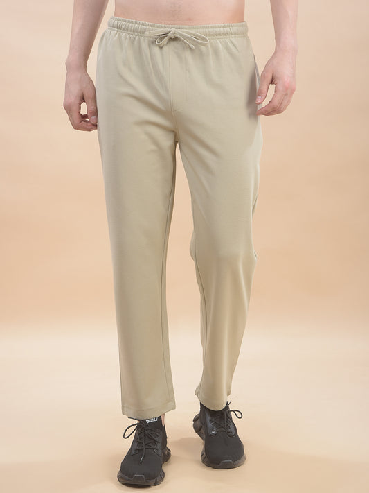 Track Pants for Men l Breathable & Soft with Color Fastness Regular Fit Poly Cotton Solid Pattern Drawstring Closure