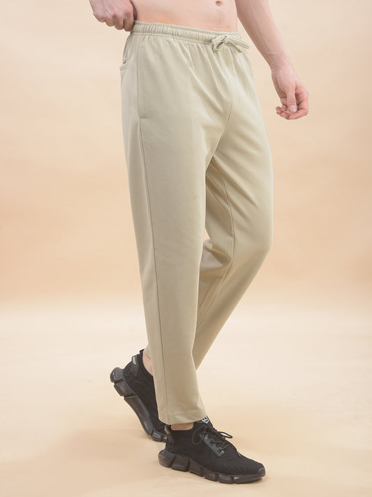 Track Pants for Men l Breathable & Soft with Color Fastness Regular Fit Poly Cotton Solid Pattern Drawstring Closure