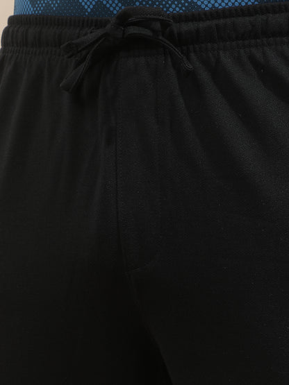 Track Pants for Men l Breathable & Soft with Color Fastness Regular Fit Polycotton Solid Pattern Drawstring Closure