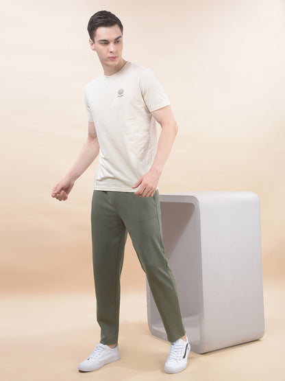 Track Pants for Men l Breathable & Soft with Color Fastness Regular Fit Poly Cotton Solid Pattern Drawstring Closure