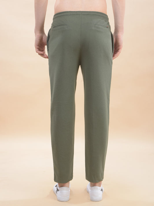 Track Pants for Men l Breathable & Soft with Color Fastness Regular Fit Poly Cotton Solid Pattern Drawstring Closure