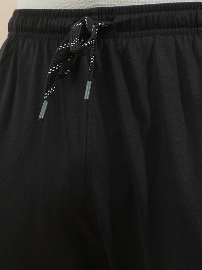 Track Pants for Men l Breathable & Soft with Color Fastness Regular Fit Cotton Blend Solid Pattern Drawstring Closure
