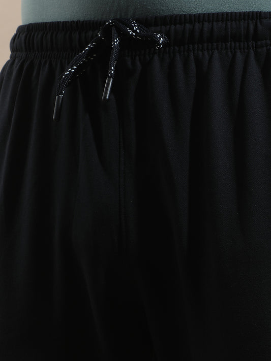 Track Pants for Men l Breathable & Soft with Color Fastness Regular Fit Cotton Blend Solid Pattern Drawstring Closure