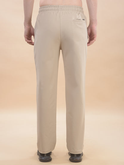 Track Pants for Men l Breathable & Soft with Color Fastness Regular Fit Polyester Solid Pattern Drawstring Closure