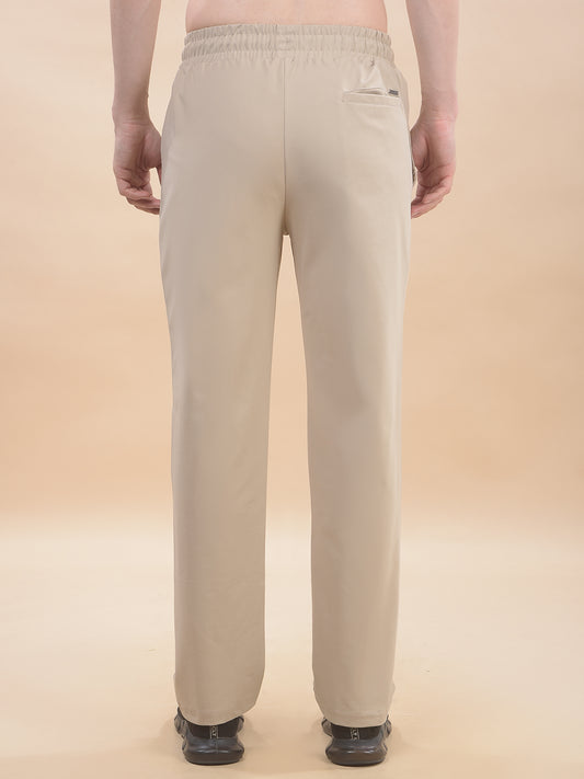 Track Pants for Men l Breathable & Soft with Color Fastness Regular Fit Polyester Solid Pattern Drawstring Closure