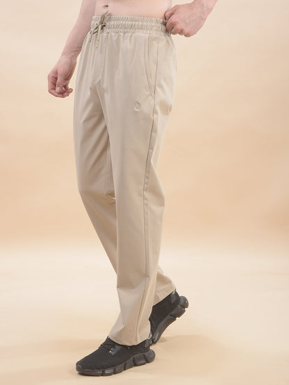 Track Pants for Men l Breathable & Soft with Color Fastness Regular Fit Polyester Solid Pattern Drawstring Closure