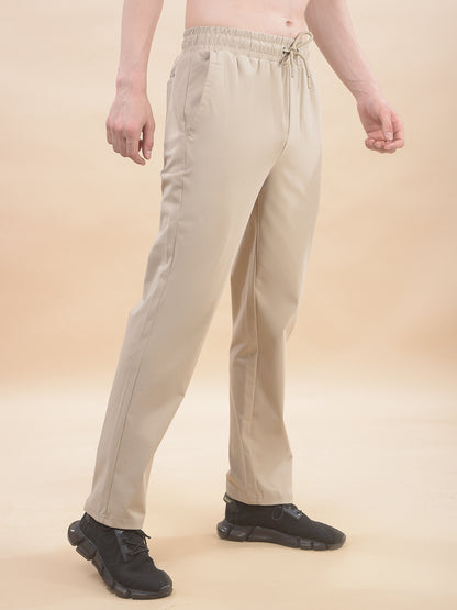 Track Pants for Men l Breathable & Soft with Color Fastness Regular Fit Polyester Solid Pattern Drawstring Closure