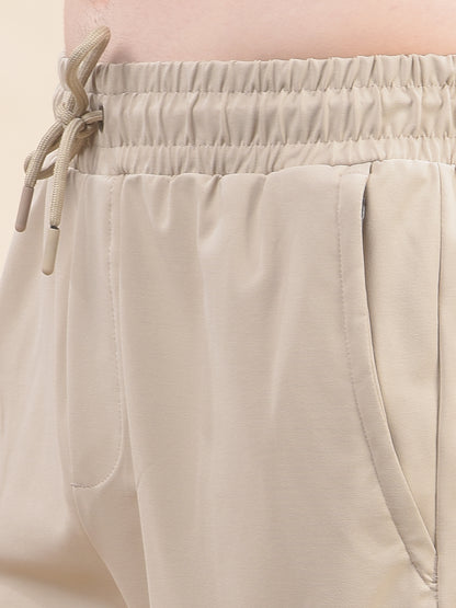 Track Pants for Men l Breathable & Soft with Color Fastness Regular Fit Polyester Solid Pattern Drawstring Closure