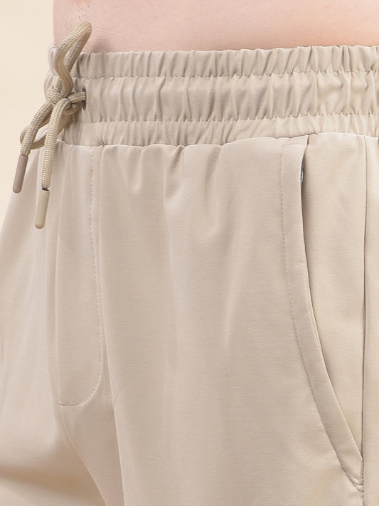 Track Pants for Men l Breathable & Soft with Color Fastness Regular Fit Polyester Solid Pattern Drawstring Closure