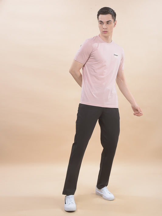 Track Pants for Men l Breathable & Soft with Color Fastness Regular Fit Polyester Solid Pattern Drawstring Closure