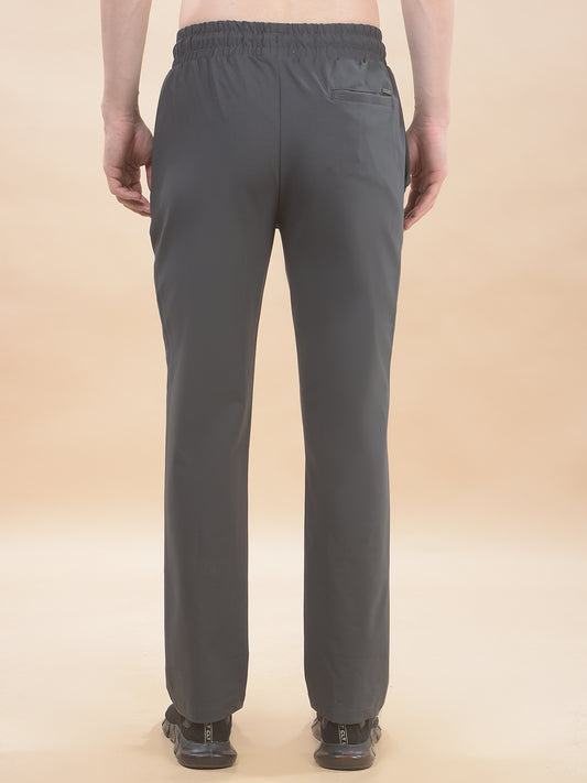 Track Pants for Men l Breathable & Soft with Color Fastness Regular Fit Polyester Solid Pattern Drawstring Closure