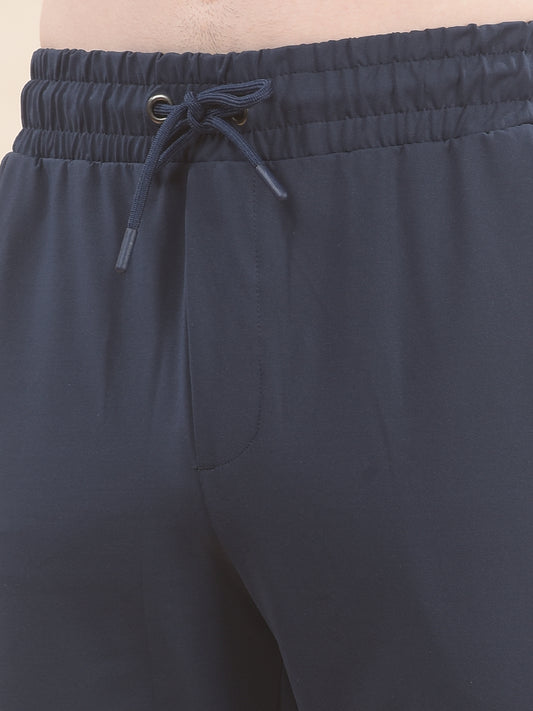 Track Pants for Men l Breathable & Soft with Color Fastness Regular Fit Polyester Solid Pattern Drawstring Closure