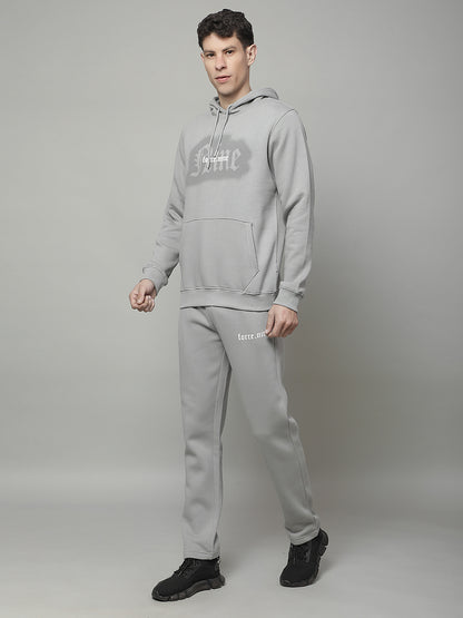 Track Suit for Men | Winter Wear Hooded Neck Poly Cotton Fabric Solid Pattern