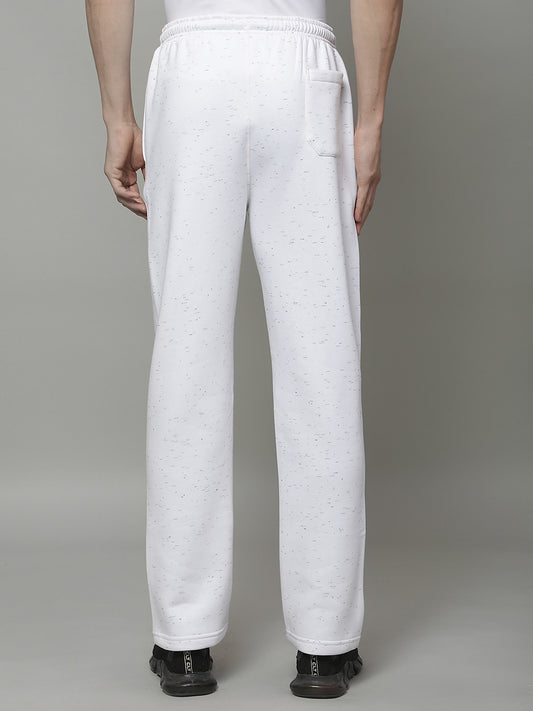 Track Pants for Men | Breathable & Soft with Color Fastness Regular Fit Fleece Printed Pattern Drawstring Closure