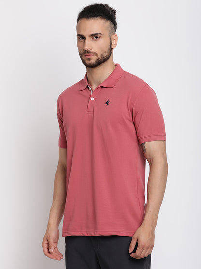 Cantabil Men's Dusty Pink T-Shirt (6767221506187)