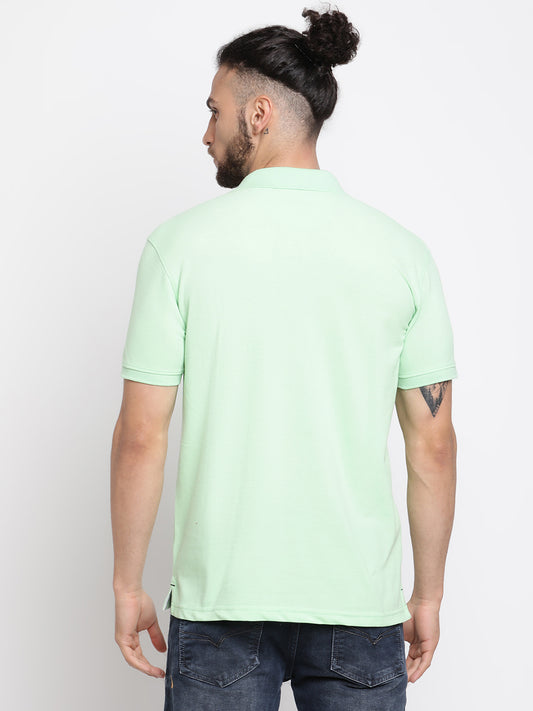 Cantabil Men's Light Green T-Shirt (6768387195019)