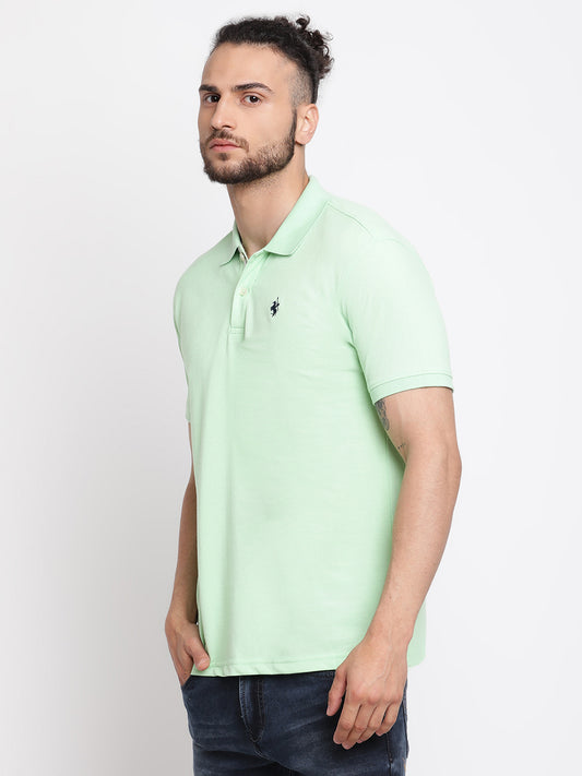 Cantabil Men's Light Green T-Shirt (6768387195019)