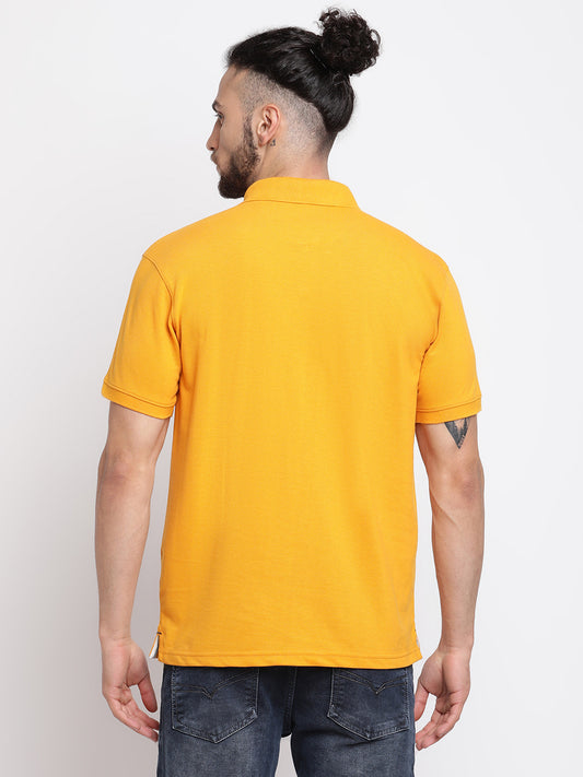 Cantabil Men's Mustard T-Shirt (6768403775627)