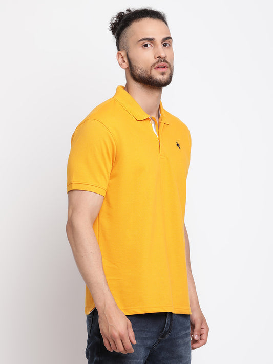 Cantabil Men's Mustard T-Shirt (6768403775627)