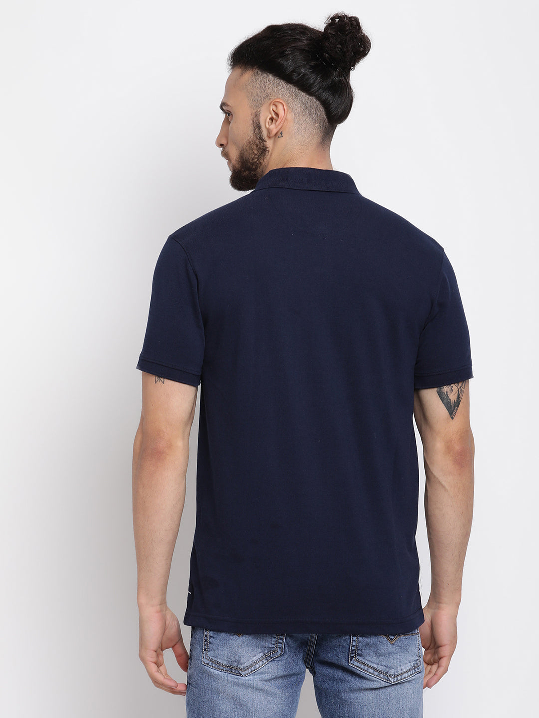 Cantabil Men's Navy T-Shirt (6768405512331)