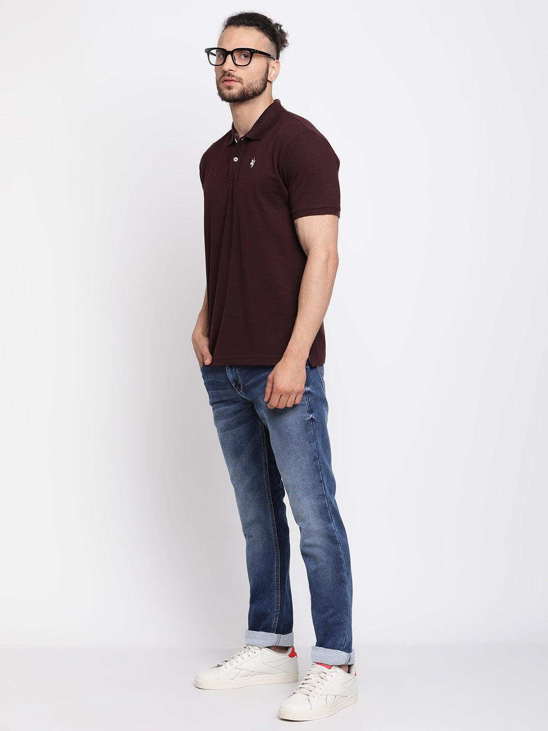 Cantabil Men's Wine T-Shirt (6768474914955)