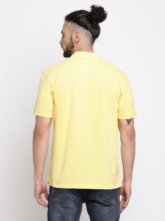 Cantabil Men's Yellow T-Shirt (6768481403019)