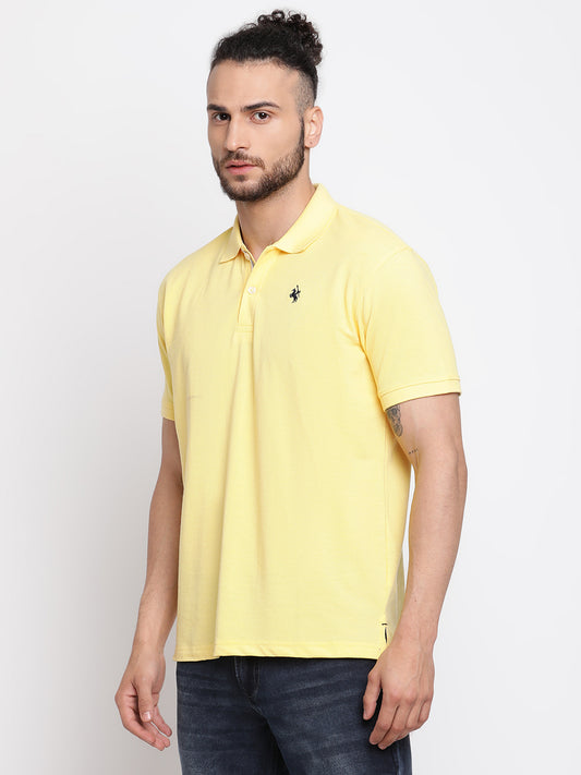 Cantabil Men's Yellow T-Shirt (6768481403019)