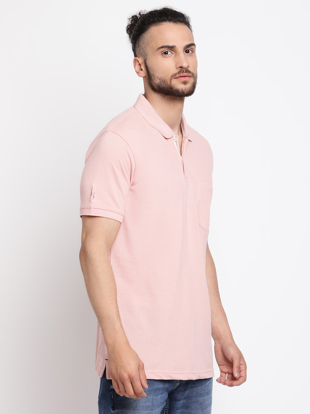 Light pink polo t shirt best sale