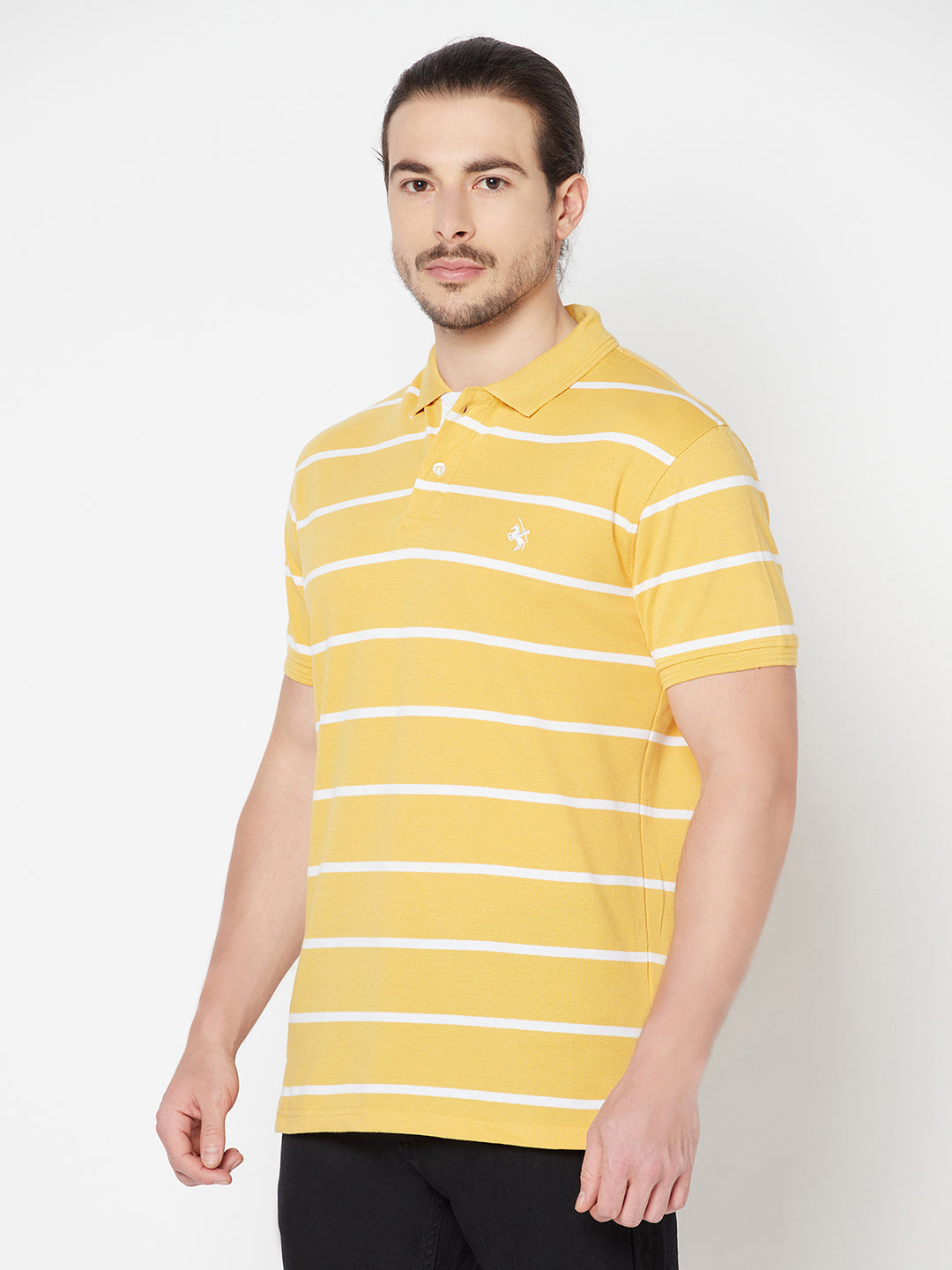 Cantabil Men's Yellow T-Shirt (6817132773515)