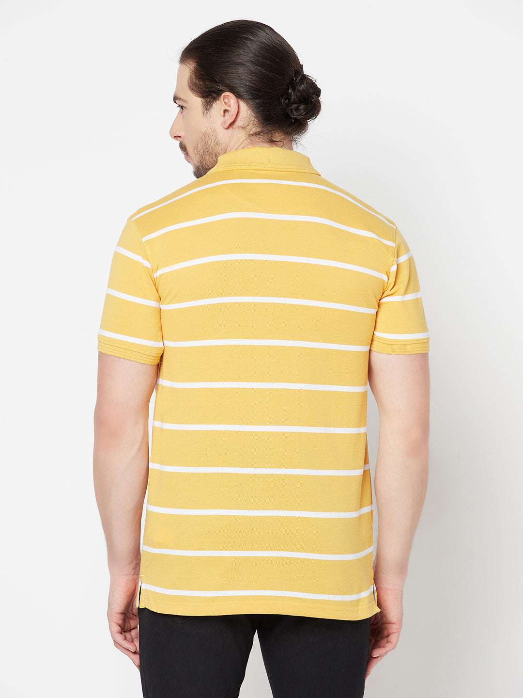 Cantabil Men's Yellow T-Shirt (6817132773515)