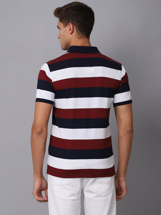 Cantabil Men's Maroon T-Shirt (6926200537227)