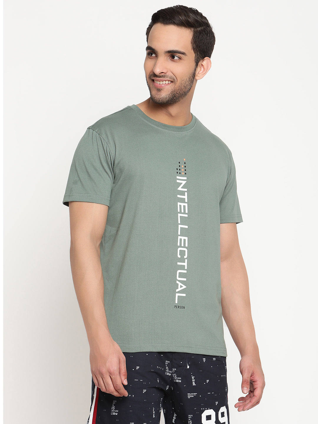 Cantabil Green Men's T-Shirt (6792976367755)