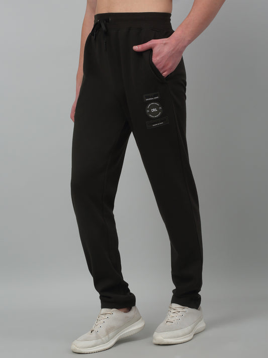 Men's Green Summer Solid Drawstring Casual Track Pant