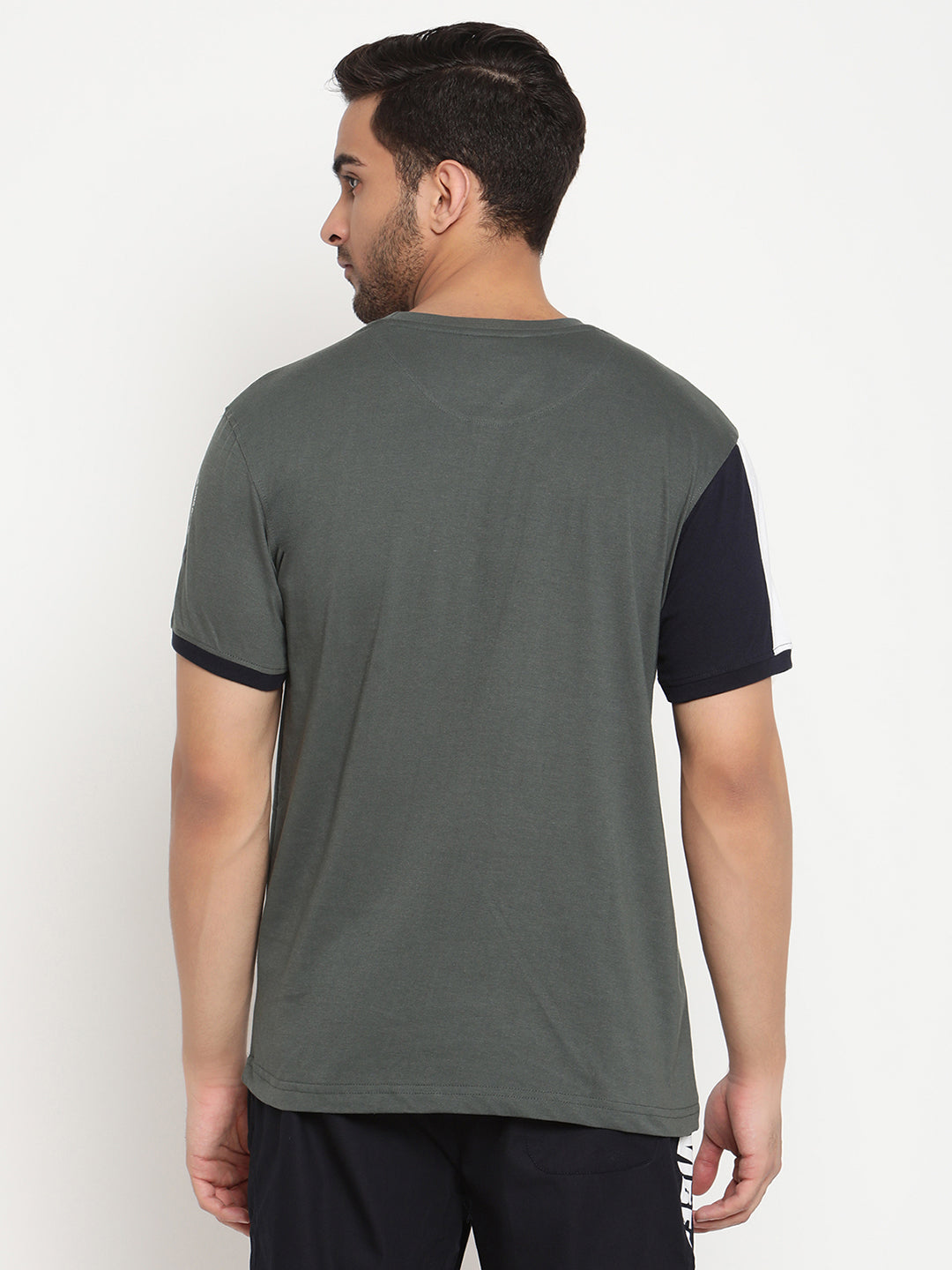 Cantabil Men's Green T-Shirt (6792960049291)