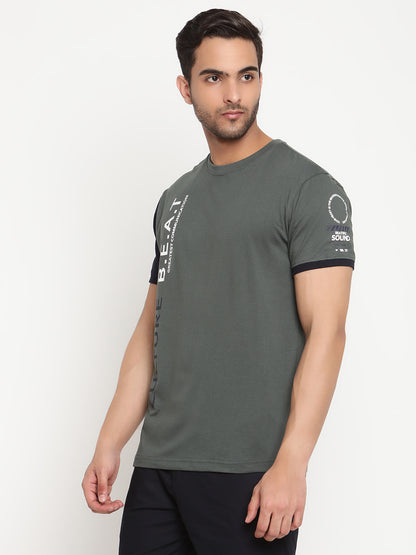 Cantabil Men's Green T-Shirt (6792960049291)