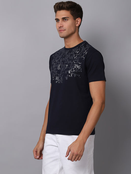 Cantabil Men's Navy T-Shirt (6925160743051)