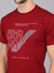 Cantabil Men's Maroon T-Shirt (6841191530635)