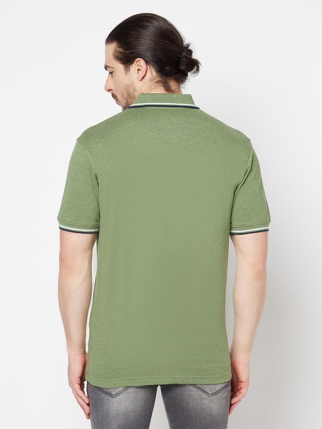 Cantabil Men's Green T-Shirt (6817215217803)