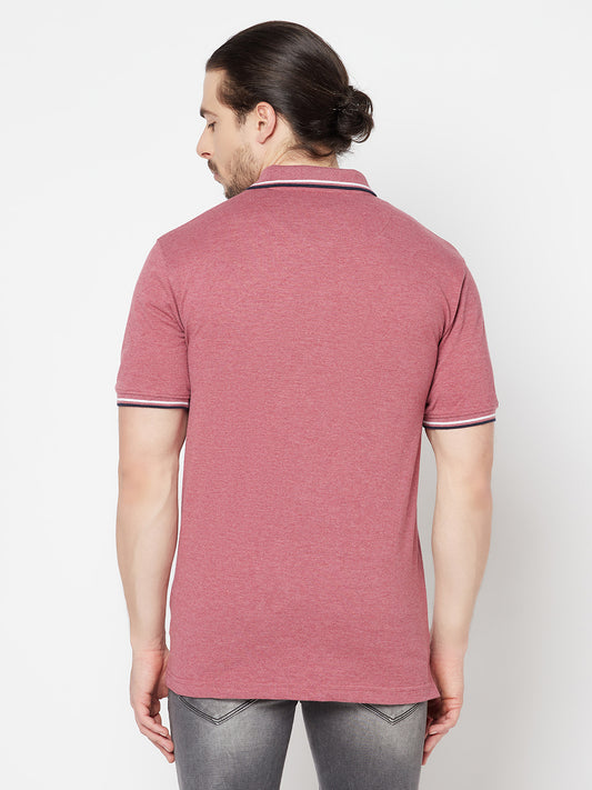 Cantabil Men's Maroon T-Shirt (6817179861131)