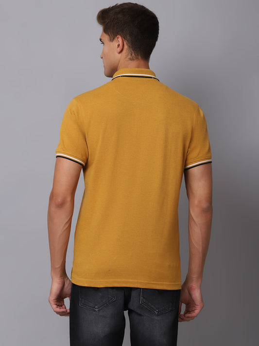 Cantabil Men's Mustard T-Shirt (6926134083723)
