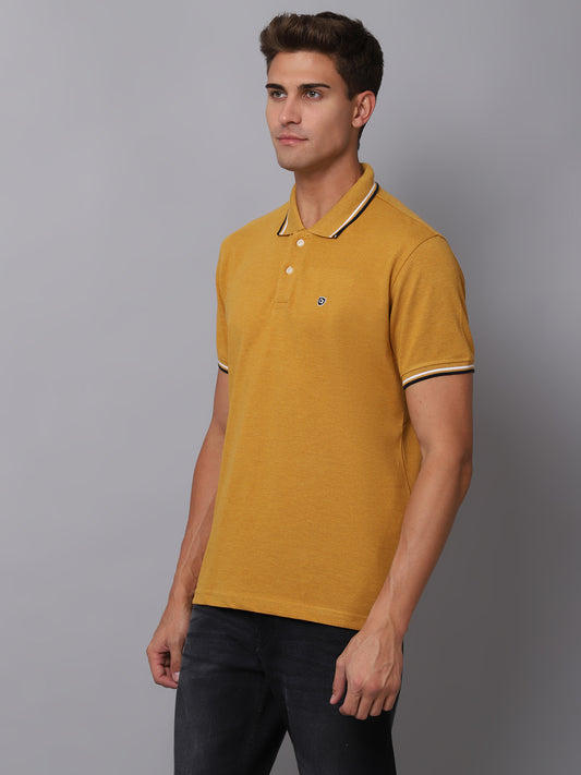 Cantabil Men's Mustard T-Shirt (6926134083723)