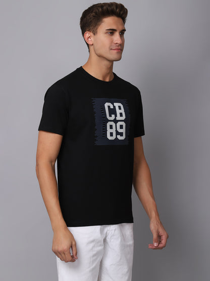 Cantabil Men's Black T-Shirt (6926158463115)