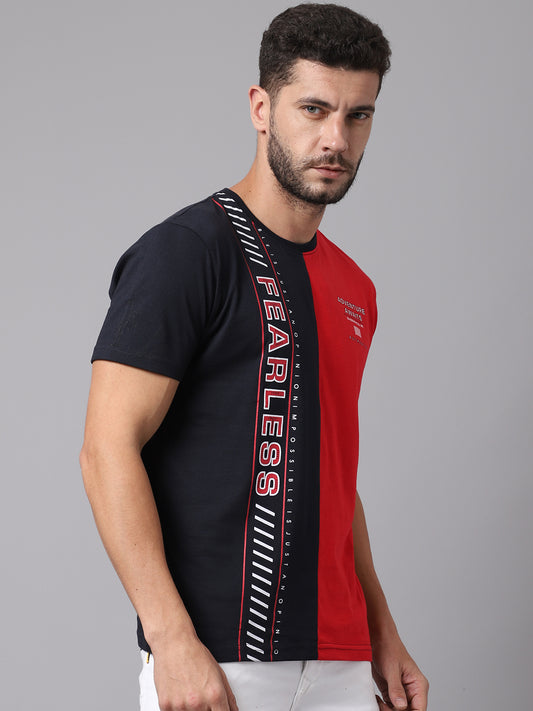 Cantabil Men Navy T-Shirt (7048969879691)