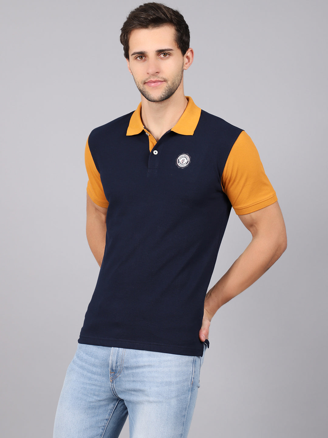 Cantabil Men's Navy T-Shirt (6842860208267)