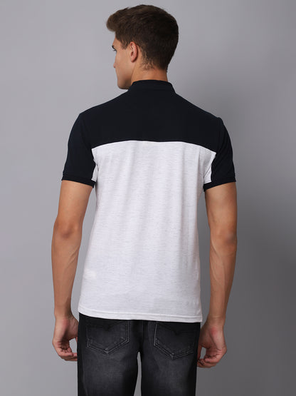 Cantabil Men's Off White T-Shirt (6926331281547)