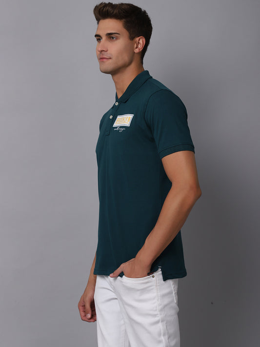 Cantabil Men's Teal T-Shirt (6925009256587)