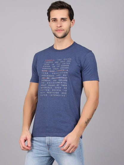 Cantabil Men's Blue T-Shirt (6842594361483)