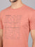 Cantabil Men's Peach T-Shirt (6842540425355)