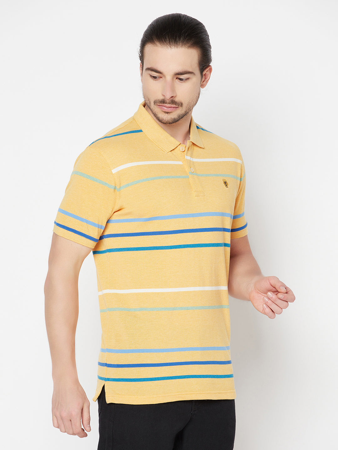 Cantabil Men's Yellow T-Shirt (6817130872971)